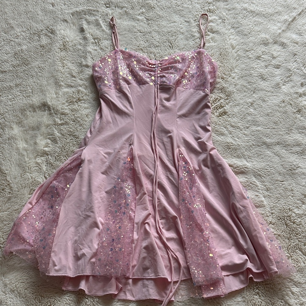Lucy in the Sky Blush Sequin Dress